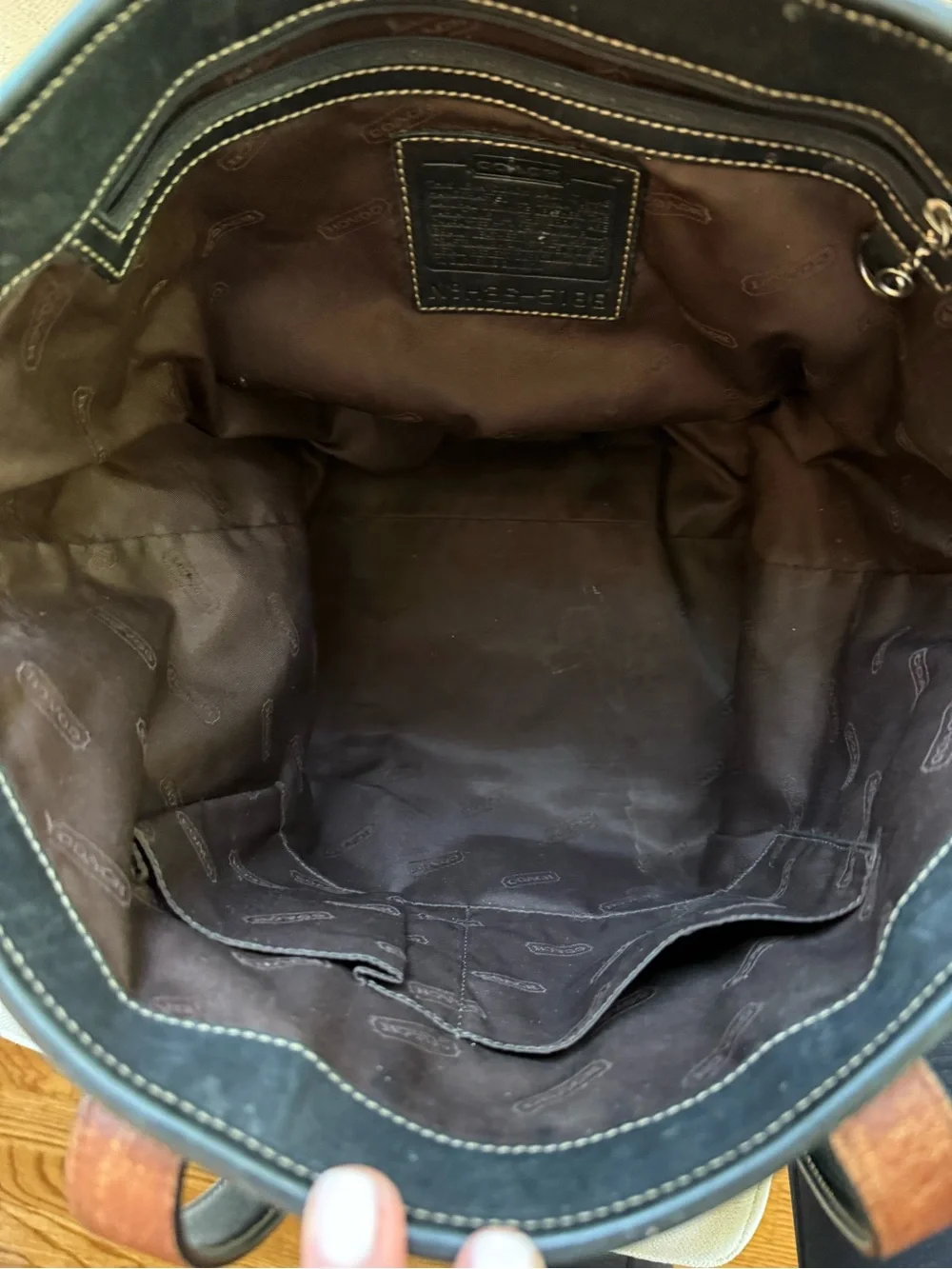 Coach classic leather